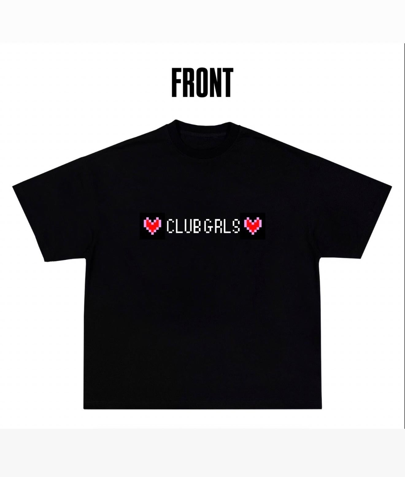 Short sleeve ‘CLUBGRLS TOUR TEE’ T-shirt